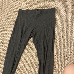 leggings for sleep, cut off at calf.